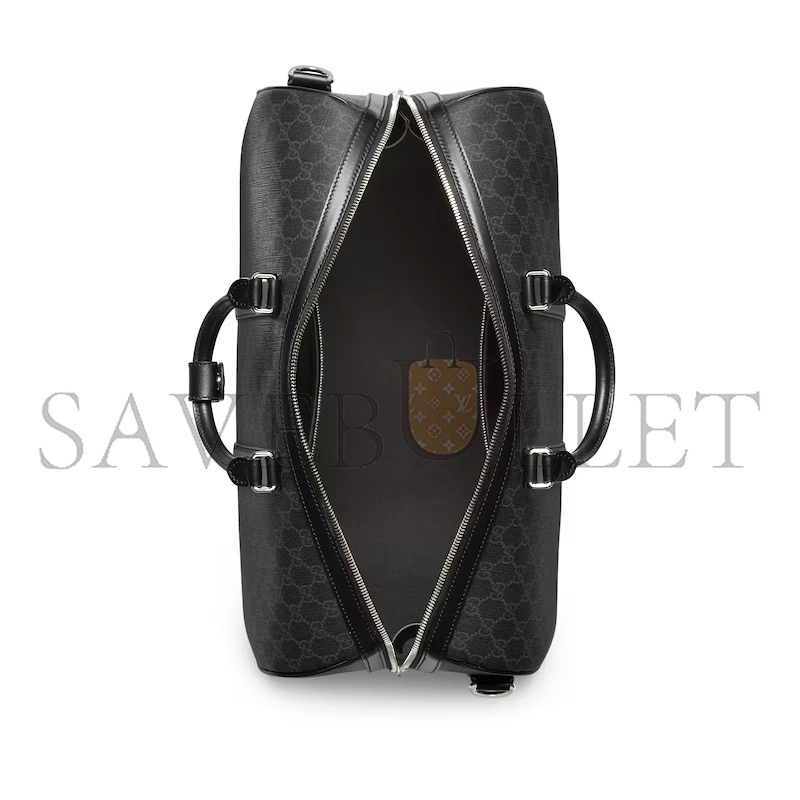 GUCCI GG BLACK MEDIUM DUFFLE BAG 792074 (45*30*24.5cm) GUCCI GG BLACK MEDIUM DUFFLE BAG 792074 (45*30*24.5cm)